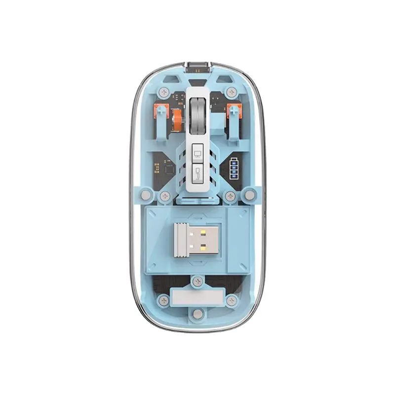 WiWU WM105 Crystal Transparent Magnetic Wireless Mouse