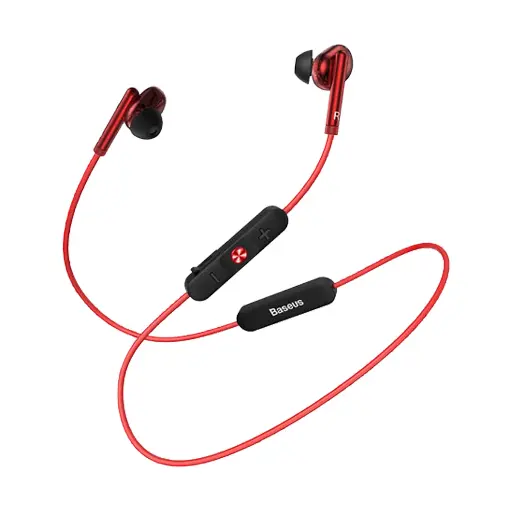 [01017] Baseus Encok S30 In-ear Bluetooth Red Earphone #NGS30-09