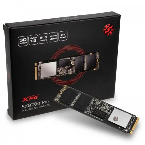 [0000526] Adata XPG SX8200 Pro 256GB 3D M.2 NVMe SSD