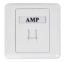 AMP SINGLE FACE PLATE 