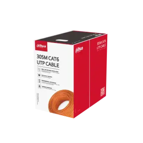 [0005823] Dahua PFM922I-6UN-C CAT6 305 Meter UTP Cable (Orange)
