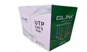 [0008897] NETWORKING CABLE G-LINK CAT-6 (BLACK) 305MTR
