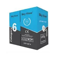 [0008917] NETWORKING PREMIUM CABLE SKY VIEW CAT-6 (WHITE)
