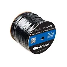 [04492] NETWORKING CABLE SKY VIEW CAT-6 (BLACK)