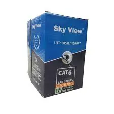 [04493] NETWORKING CABLE Sky View Cat-6 (GREY) 
