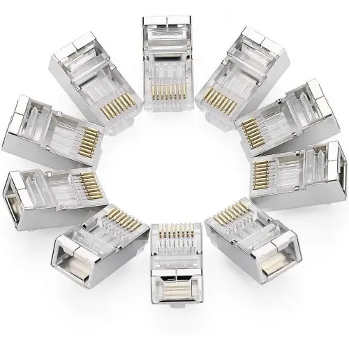 [0008937] UGREEN NW111 RJ45 Cat 6 Shielding Crystal Connector 10 Pcs (1Pack) #20333