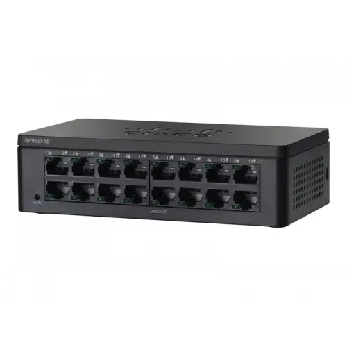 [0008968] Cisco SF95D-16 16-Port 10/100 Desktop Switch