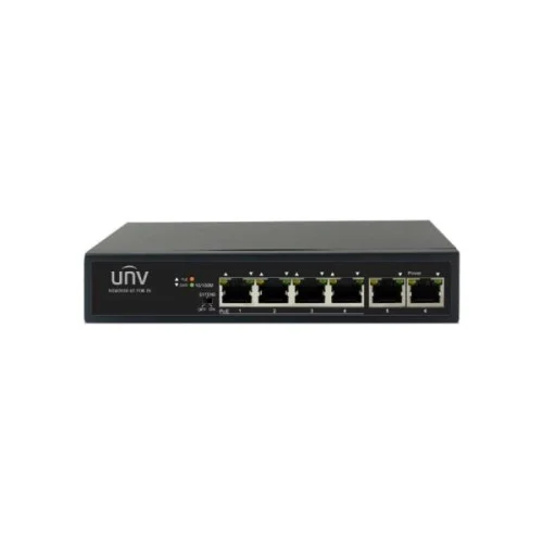 [0008998] UNV NSW2010-6T-POE-IN 4-PORT 10/100 POE SWITCH WITH ETHERNET UPLINK PORT