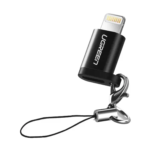 [0009026] UGREEN 50552 Micro USB Female to Lightning Black Converter # 50552