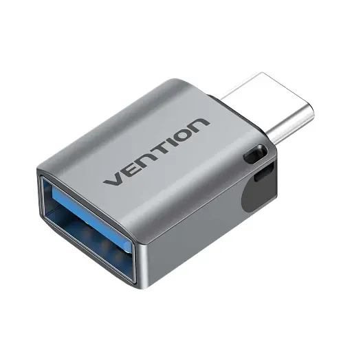 [0009027] VENTION CDQH0 USB Type-C Male to USB Female OTG Gray Converter #CDQH0