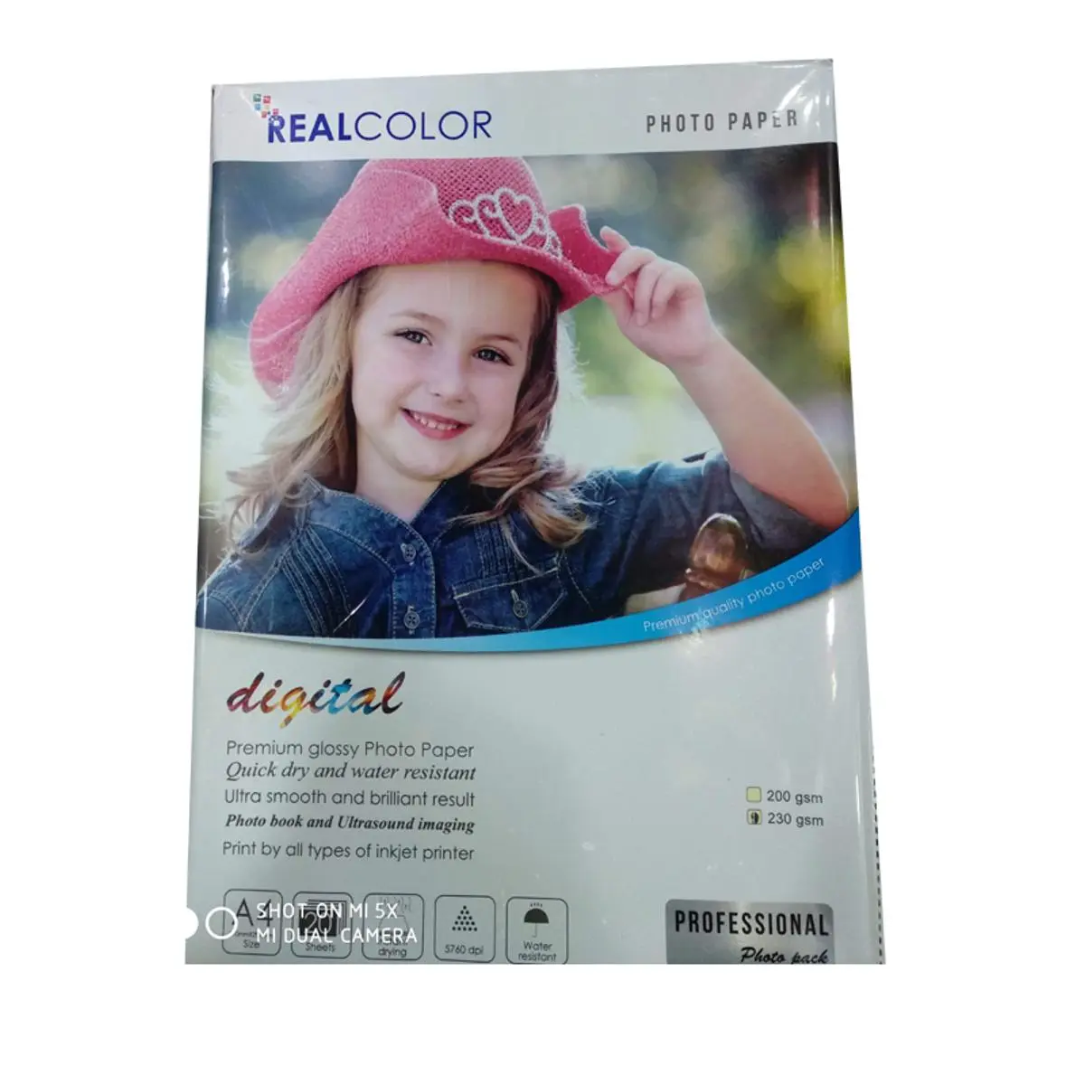 REAL COLOR 235GSM DIGITAL HIGH GLOSSY PHOTO PAPER