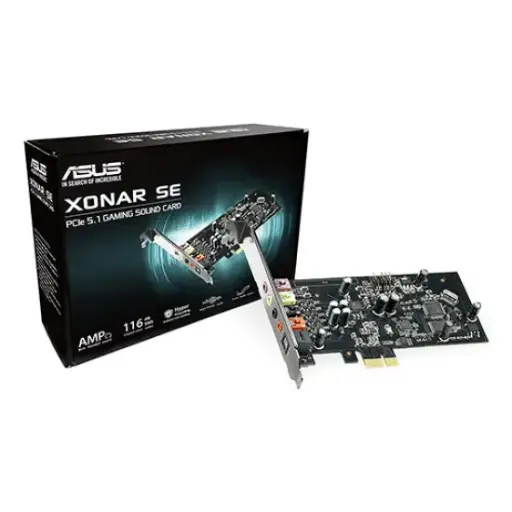 [0009108]  Asus Xonar SE 5.1 PCIe Gaming Sound Card