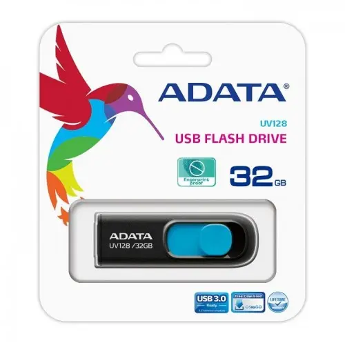[0009137] Adata UV128 32GB USB 3.2 MOBILE DISK