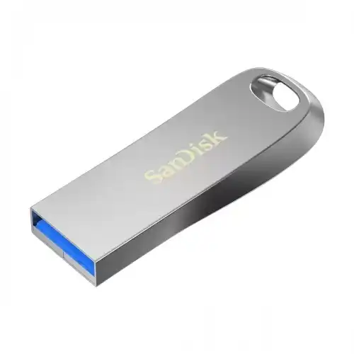 SanDisk 64GB Ultra Luxe USB 3.1 Metal Silver Pen Drive