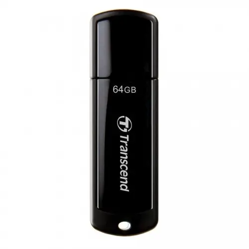 [06186] Transcend JetFlash 700 64GB USB 3.1 Black Pen Drive