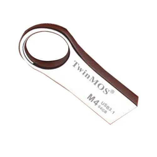 [06250] TwinMOS M4 64GB USB 3.1 Gen 1 Metal Body Black Pen Drive