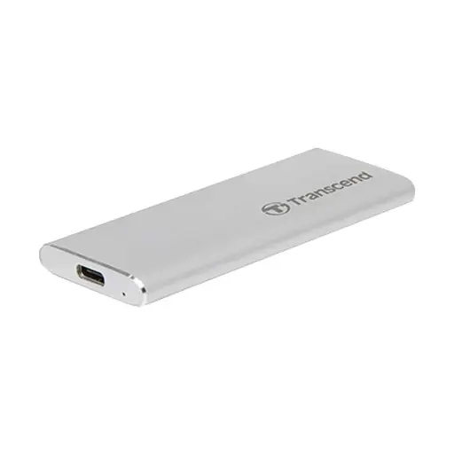 [06169] Transcend ESD260C 1TB USB 3.1 Gen 2 Type-C Silver Portable SSD #TS1TESD260C