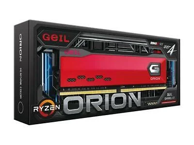 GEIL 16GB DDR4 3200 MHz Orion RGB Desktop Ram (Red)