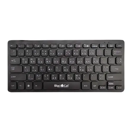 [0000566] Black Cat BC-K1317 Mini USB Keyboard With Bangla