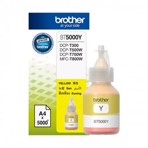 [0009586] Brother BT5000Y Yellow Ink Bottle
