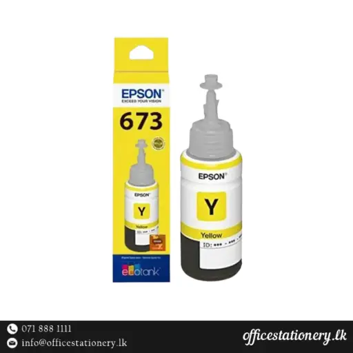 [02129] EPSON 673 Yellow Original Ink Bottle