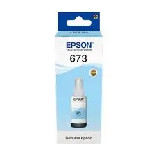 [02126] EPSON 673 LIGHT CYAN ORIGINAL INK BOTTLE