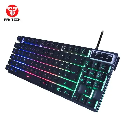 [02441] Fantech K613 (With Out Num Pad) Fighter TKL || Gaming Keyboard Black