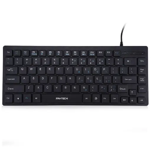 [0000413] Fantech K3M Wired Black Slim Mini Keyboard