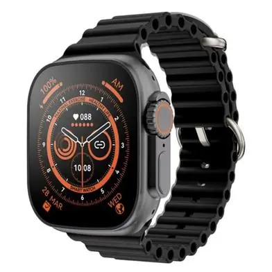 [05692] T800 Ultra Smartwatch Series 8 with Wireless Charging - Black