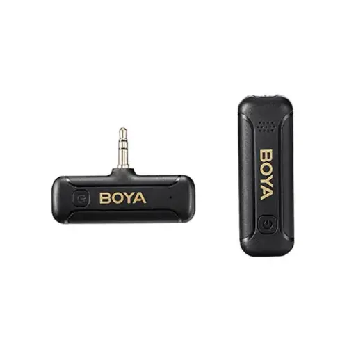 [0000067] Boya BY-WM3T2-M1 Mini 2.4GHz Wireless Microphone for 3.5mm Jack Device