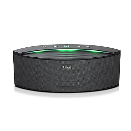  Kisonli Bluetooth M1 LED Light Stereo Mini Speaker
