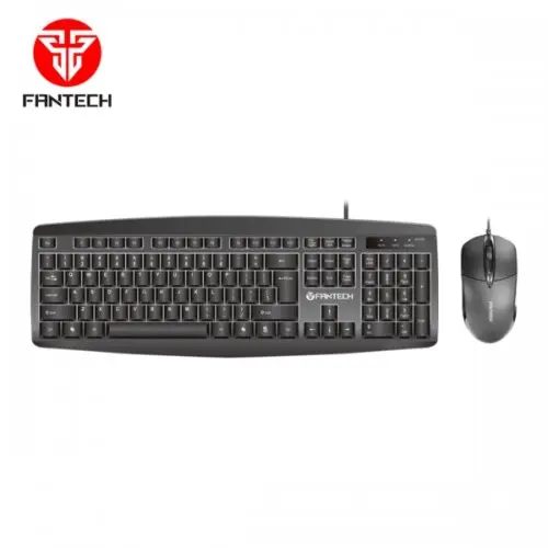 [0000601] Fantech KM100 USB Keyboard Mouse Combo Black