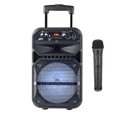 [06061] TROLLEY SPEAKER VIKER VK-803BT USB/SD INPUT,BT,W,MIC REMOTE 