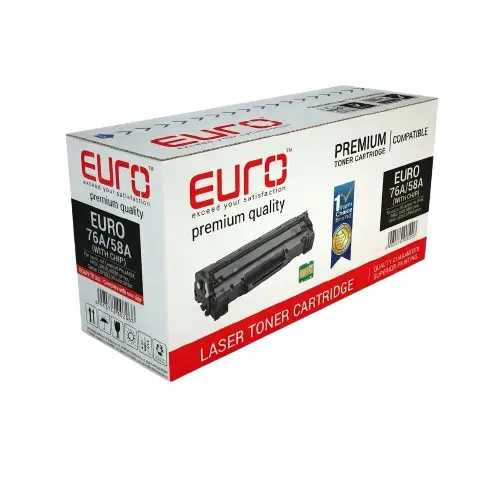 [0009963] Euro 76A/58A (With Out Chip) Laser Toner,Black