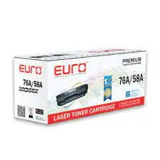 [02204] EURO 76A/58A (NO CHIP) LASER PRINTER TONER BLACK 