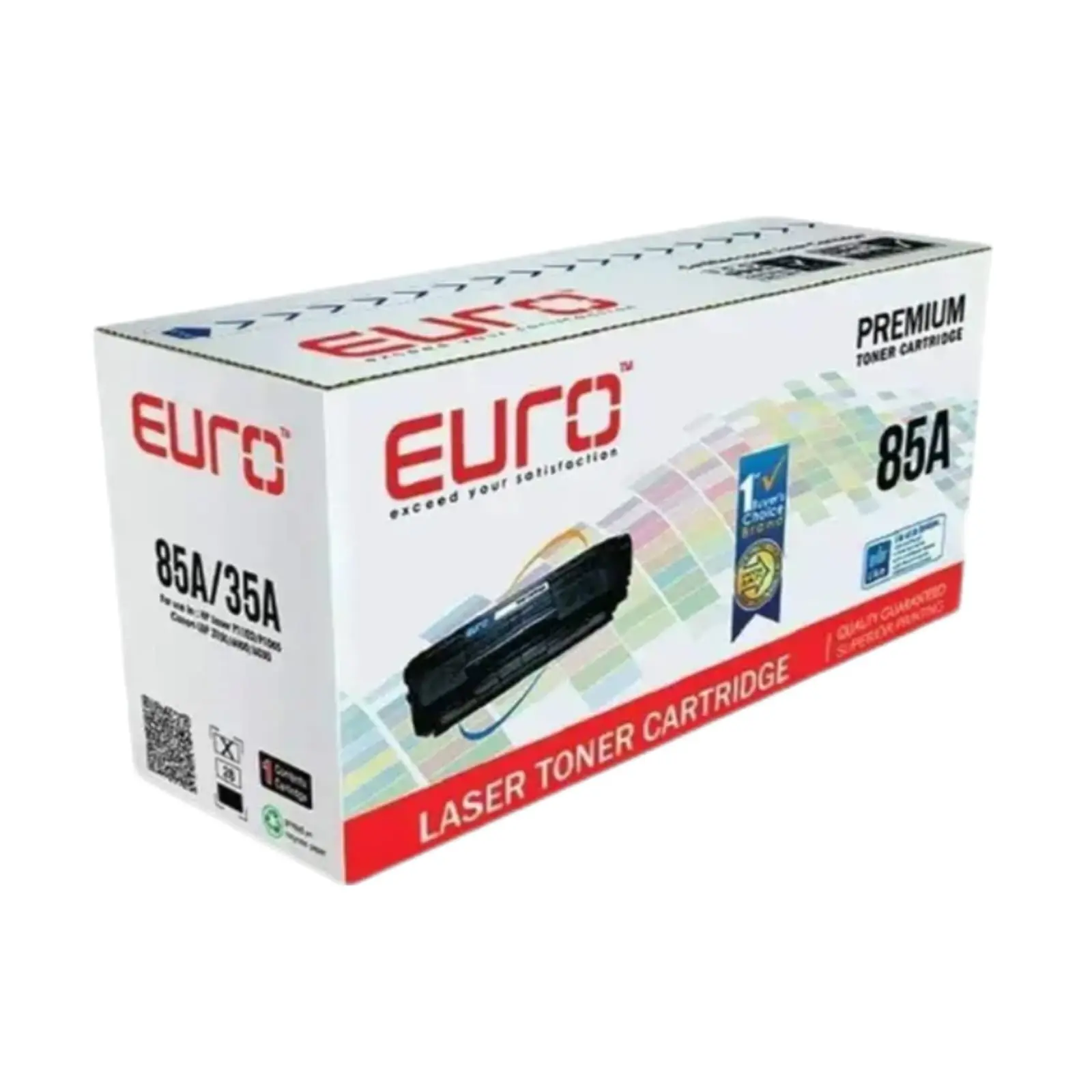 EURO 85A Black Laser Toner Cartridge