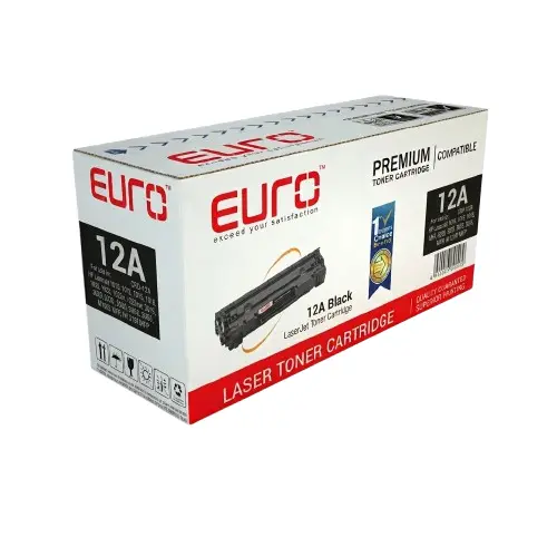 [0009972] Euro 12A Laser Toner,Black 