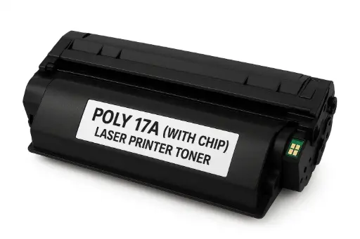 [0010012] POLY 17A (WITH CHIP) LASER PRINTER TONER BLACK  
