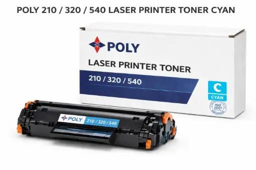 [0010027] POLY 210/320/540 LASER PRINTER TONER CYAN 