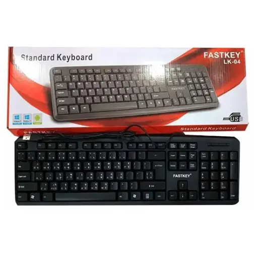 [0000618] Fastkey LK-04 USB Wired Keyboard With Bangla
