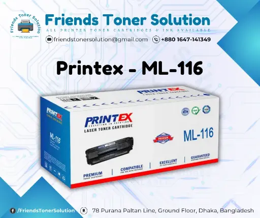 [04968] PRINTEX ML-116 LASER PRINTER TONER BLACK