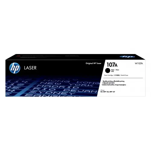 [03158] HP 107A Black Original Laser Toner Cartridge