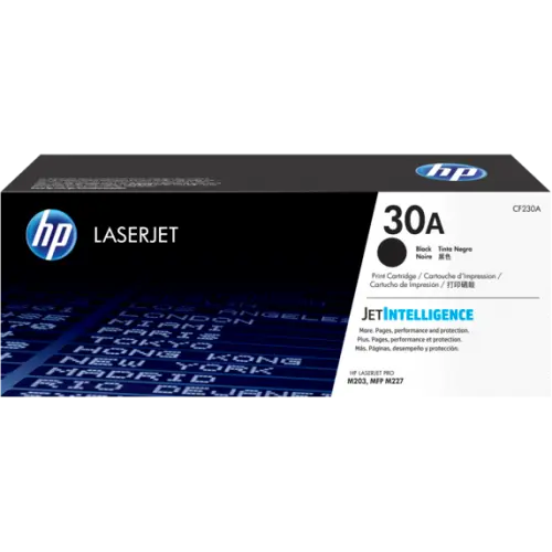 [03218] HP 30A Black Original LaserJet Toner Cartridge (For M203 Printer)