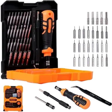 Jakemy JM-8160 33-in-1 Precision Screwdriver Set with Flexible Shaft, Anti-Slip Handle