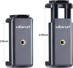 [0010156] Ulanzi ST-07 Cold Shoe Phone Clip with Extendable StickTripod 1/4 Screw Phone Holder To Microphonefor Vlogging
