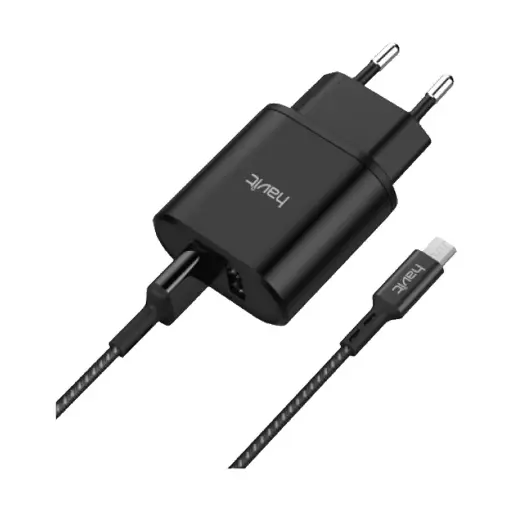 [0010230] HAVIT ST821 2.1A Dual USB Ports Charger / Charging Adapter with USB to Micro Cable
