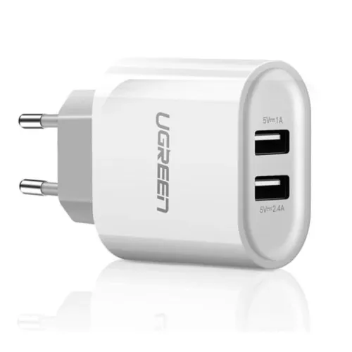 [0010243] UGREEN CD104 Dual USB charger White #20384