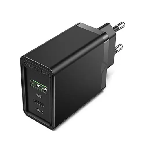 [0010249] VENTION FBBB0-EU Two-Port USB(A+C) Wall Charger (18W/20W) EU-Plug