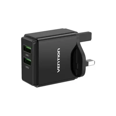 [0010260] VENTION FBAB0-UK 18W Two Port USB A Wall Charger