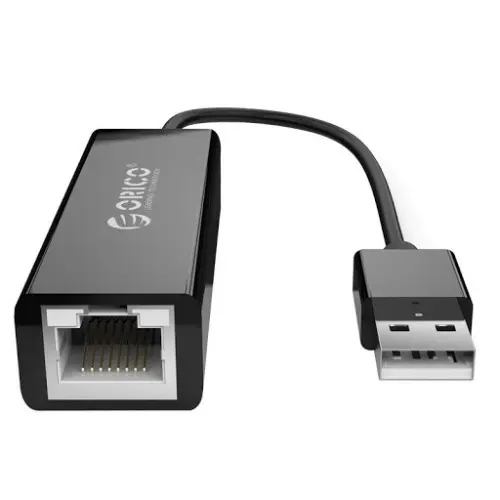 [0007181] ORICO UTJ-U2-BK-BP USB 2.0 to RJ45 Ethernet Network Adapter